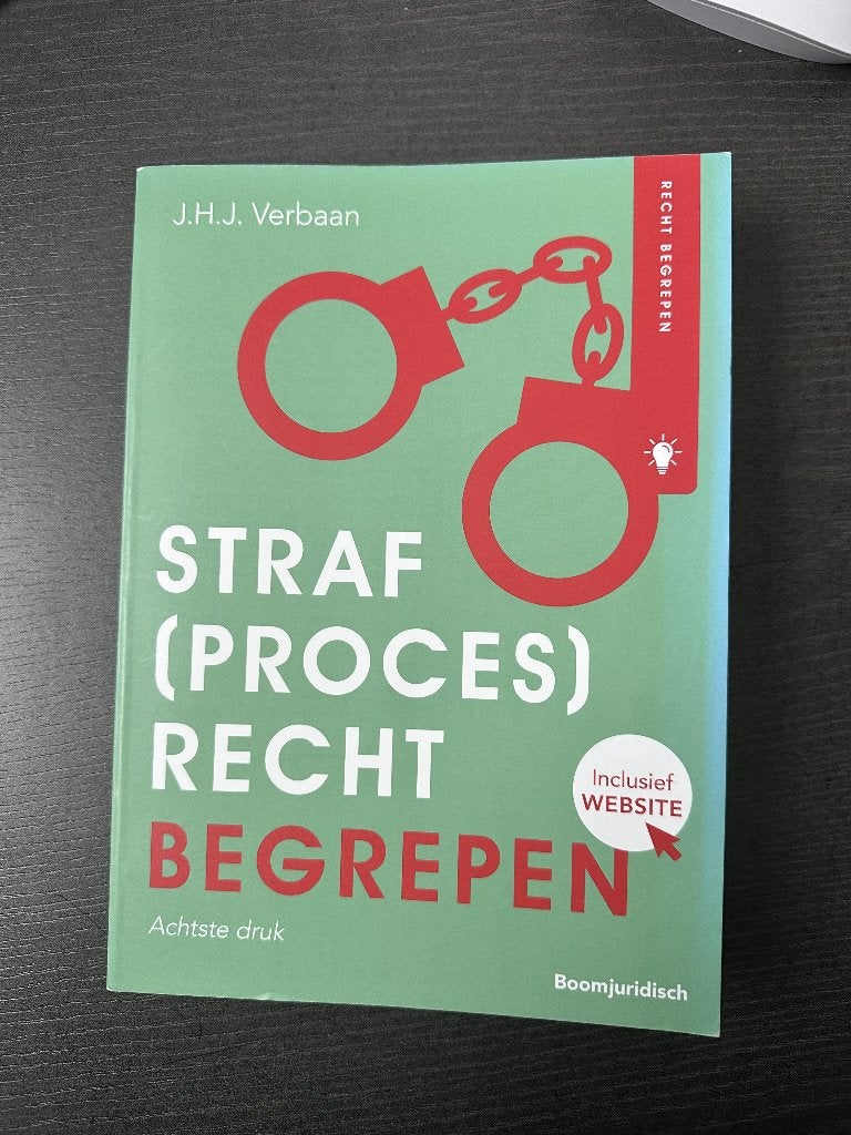 Straf(proces)recht begrepen, Boeken, Verzenden, Alpha, Zo goed als nieuw, HBO
