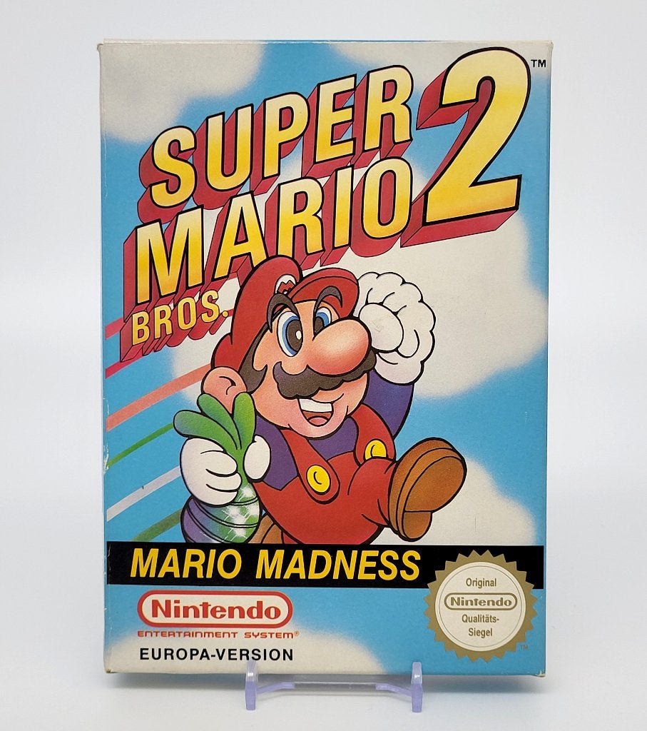 Super Mario Bros. 2 - Nintendo NES - CIB - Europa Version, Spelcomputers en Games, Gebruikt, Nvft, 1 speler, Ophalen of Verzenden