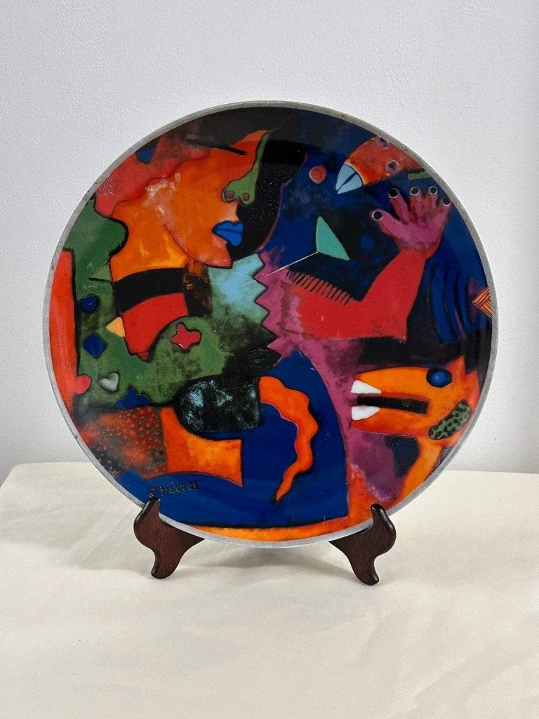 Clemens Briels kunstbord 30,5 cm – Proeven van Kunst, Ophalen of Verzenden