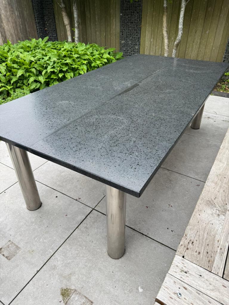 Tuintafel, Ophalen, Rechthoekig, Aluminium