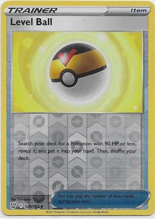 Battle Styles,  Level Ball [reverse] 129/163, Verzenden, Nieuw, Losse kaart