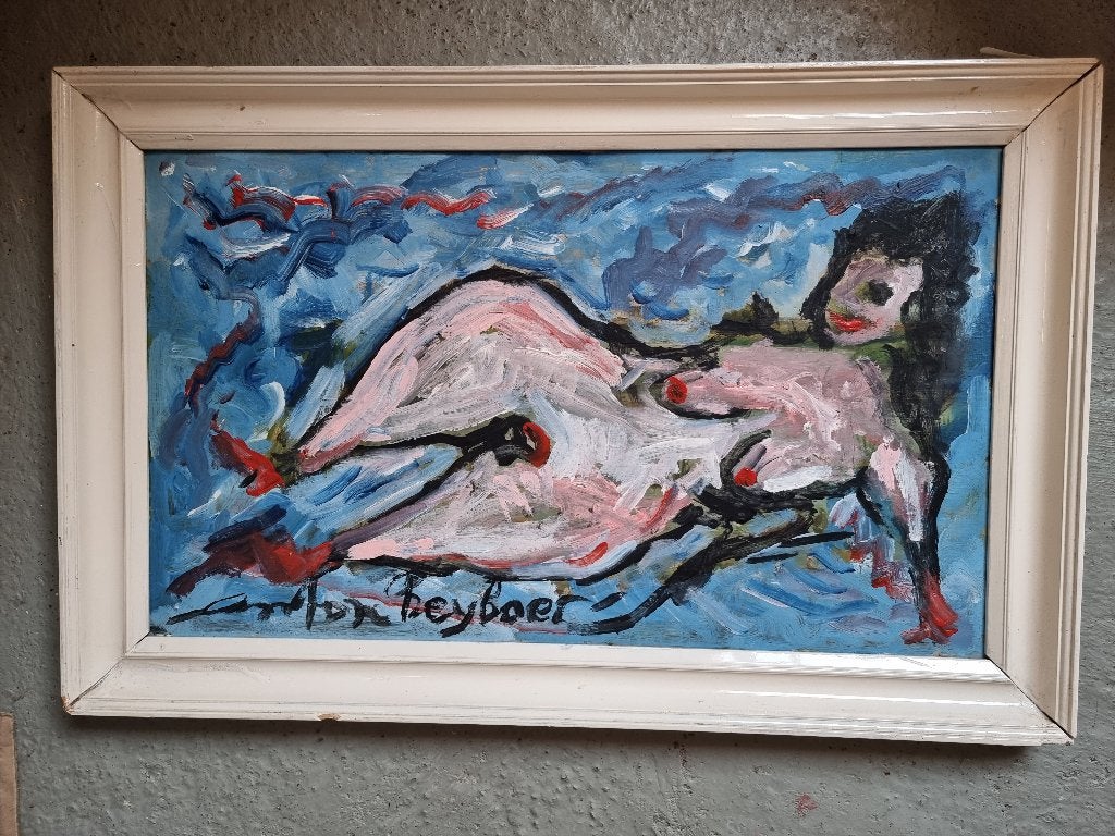 Vroeg Origineel werk Anton Heyboer  Gesigneerd, Ophalen