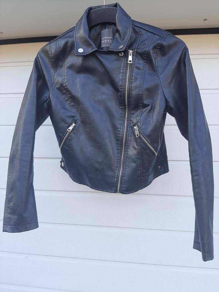 Leren jasje maat 36/Leren jack maat 36, Kleding | Dames, Ophalen of Verzenden, Zo goed als nieuw, Maat 36 (S), Zwart