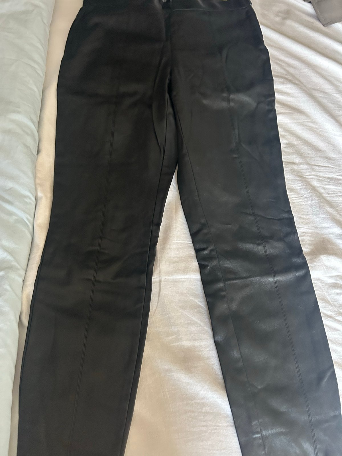 Zwarte lederlook legging van Zara Trafaluc, Legging, Zwart, Overige maten, Ophalen of Verzenden