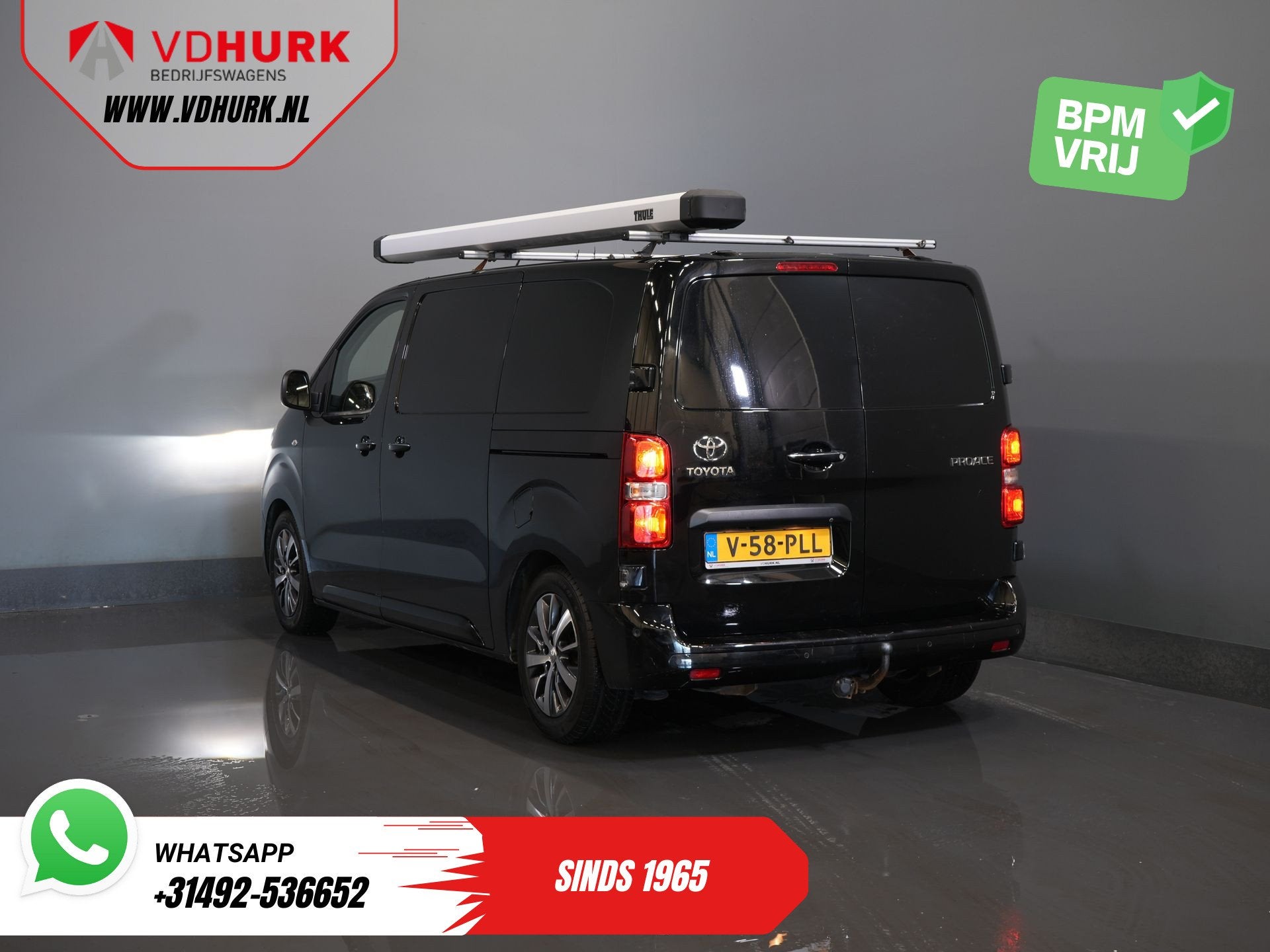 Toyota ProAce Worker 1.5 2x Schuifdeur/ Adapt.Cruise/ Head-u, Voorwielaandrijving, 1556 kg, Gebruikt, 4 cilinders