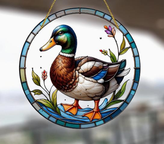 Raamhanger Eend, Tuin en Terras, Tuinwanddecoratie, Ophalen of Verzenden, Nieuw