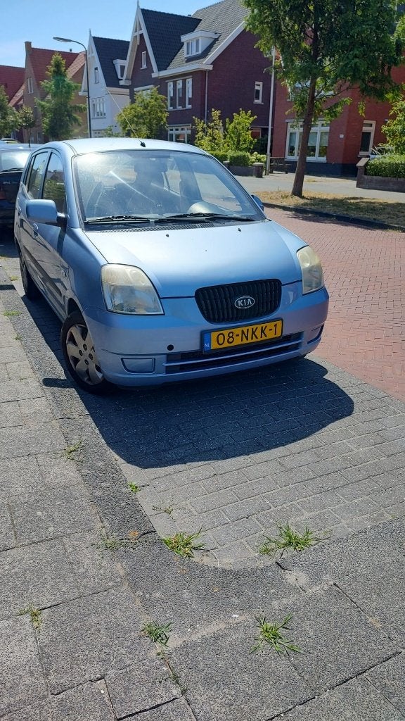 Kia Picanto 2005 Blauw, Stof, 836 kg, Handgeschakeld, Particulier