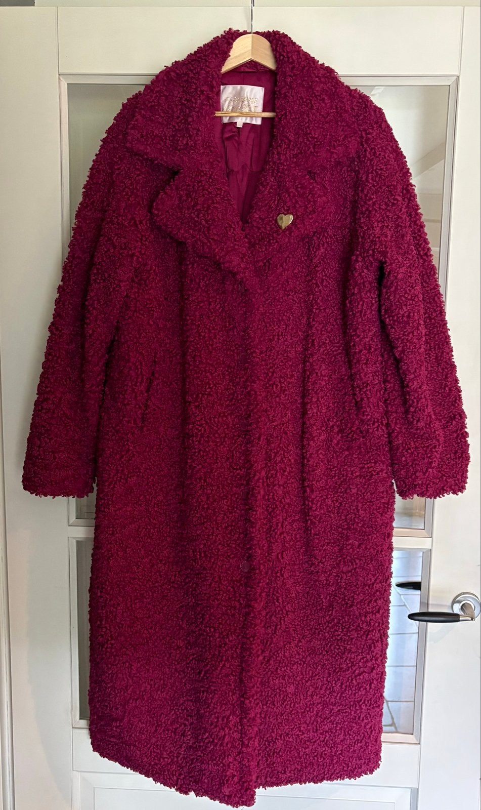 Fabienne Chapot Teddy Jas - Maat 42-  1xgedragen, Kleding | Dames, Ophalen of Verzenden, Nieuw, Maat 42/44 (L), Roze