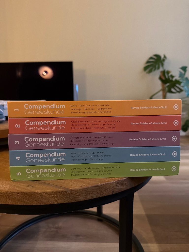 Compendium geneeskunde (5 delig) 7e druk, Ophalen of Verzenden, Beta, Nieuw, WO