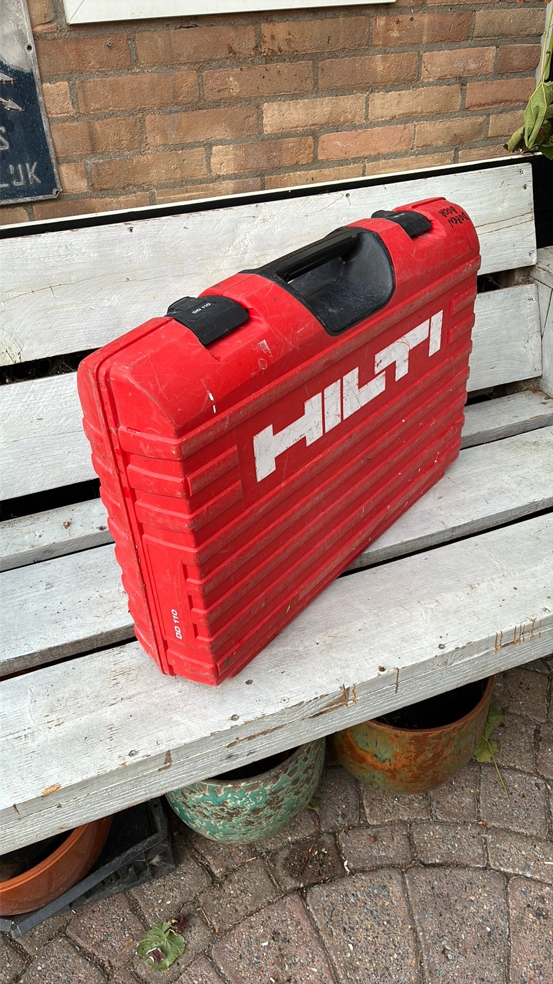 Hilti koffer met inzet voor DD 110 dozenboor., Ophalen of Verzenden, Gebruikt