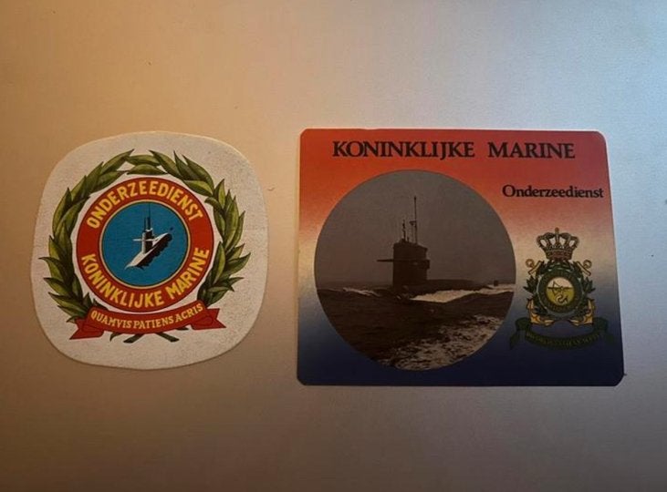 Onderzeedienst OZD sticker KM CZSK vintage, Ophalen of Verzenden, Marine, Nederland, Embleem of Badge