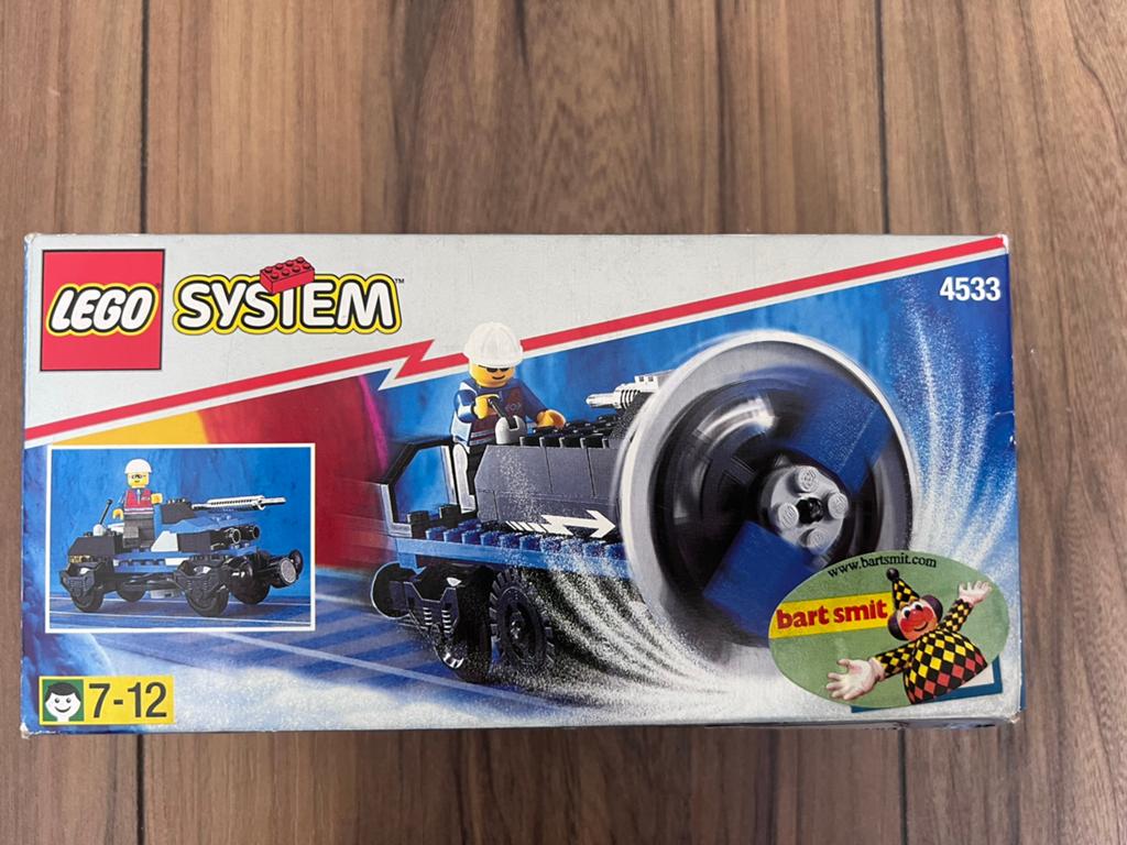 Vintage treinset uit 1999 LEGO 4533 Train Track Snow Remover, Lego, Ophalen of Verzenden, Zo goed als nieuw, Compleet