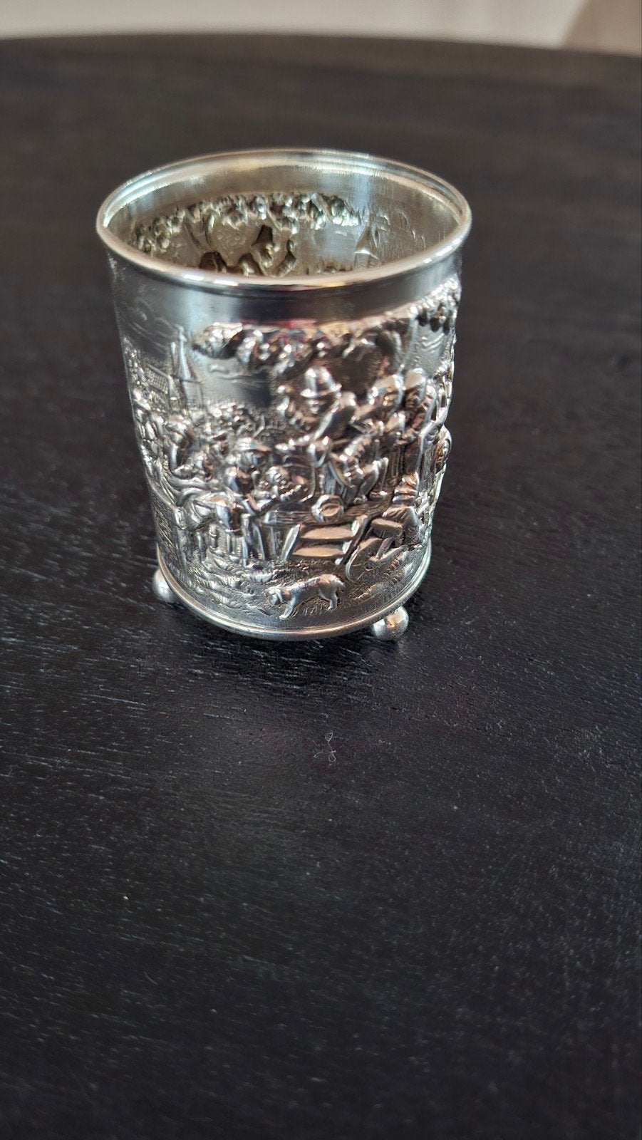 Vintage verzilverd lepelbakje van H.Hooijkaas, Ophalen of Verzenden
