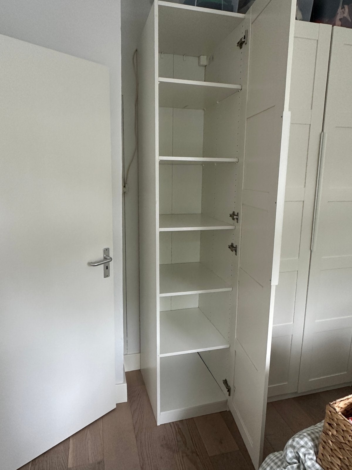 PAX  kledingkast, wit, 50x58x236 cm, Ophalen, 200 cm of meer, 50 tot 100 cm, 50 tot 75 cm