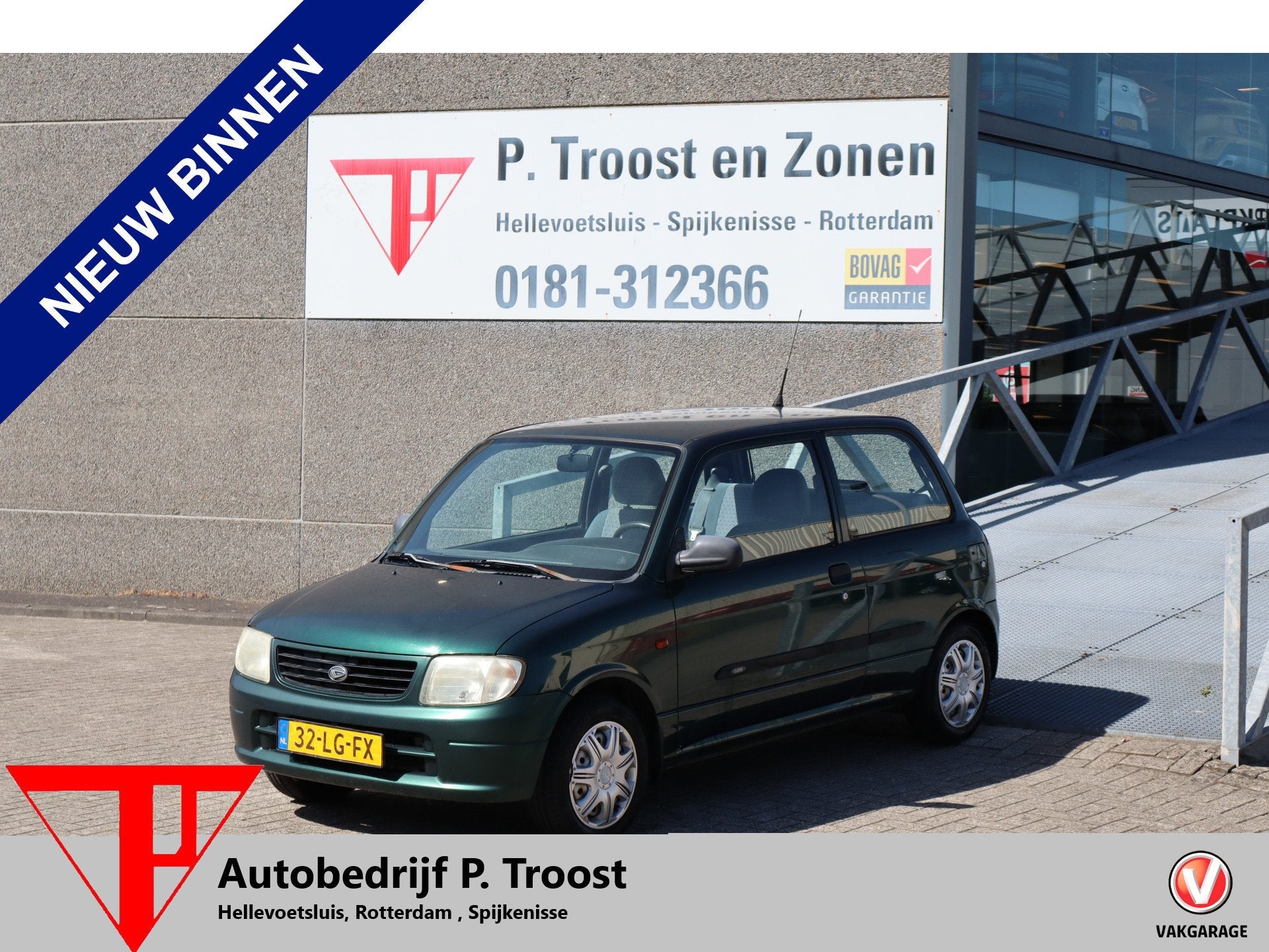 Daihatsu Cuore 1.0-12V DVVT Airco Uniek! MEENEEMPRIJSJE, Voorwielaandrijving, Airbags, 18 €/maand, 4 stoelen