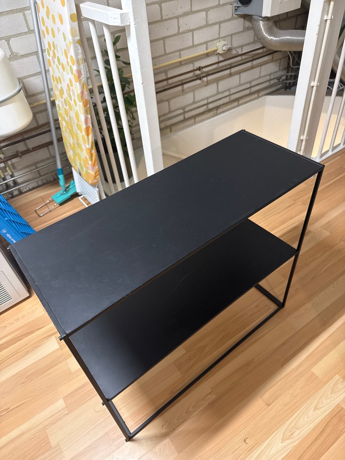 Metalen Kastje Zwart - Staand of Ophangbaar (77x30x68cm), Ophalen, Gebruikt