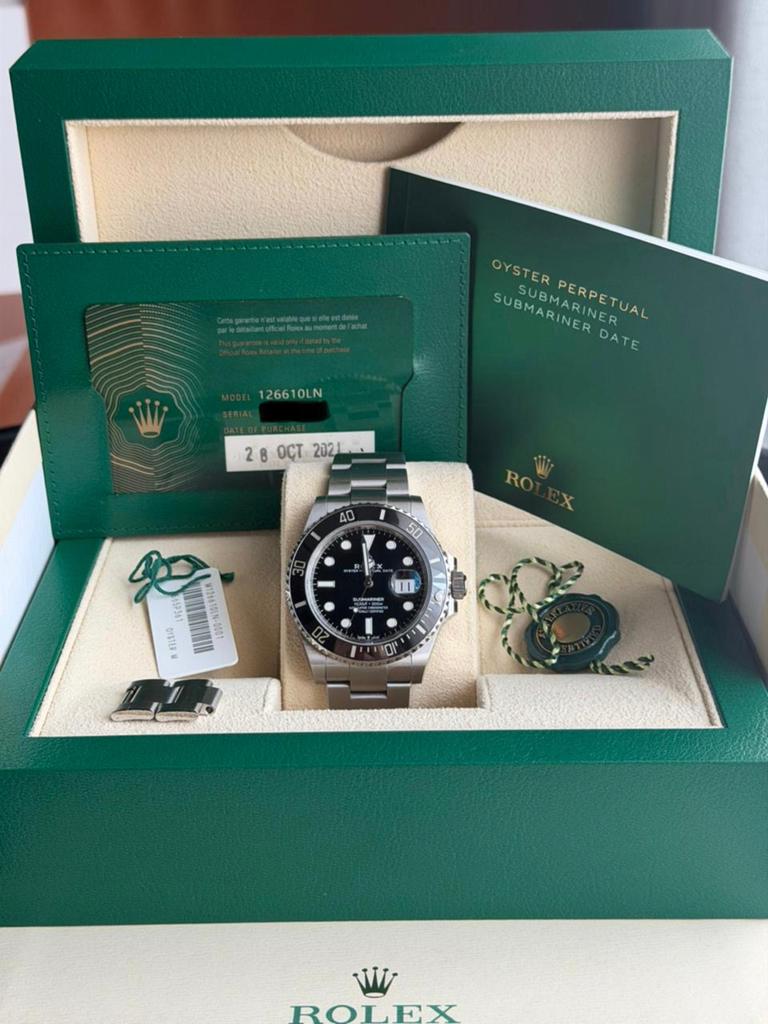 Rolex Submariner Date 126610LN – 2021 – Full Set, Ophalen of Verzenden, Zo goed als nieuw