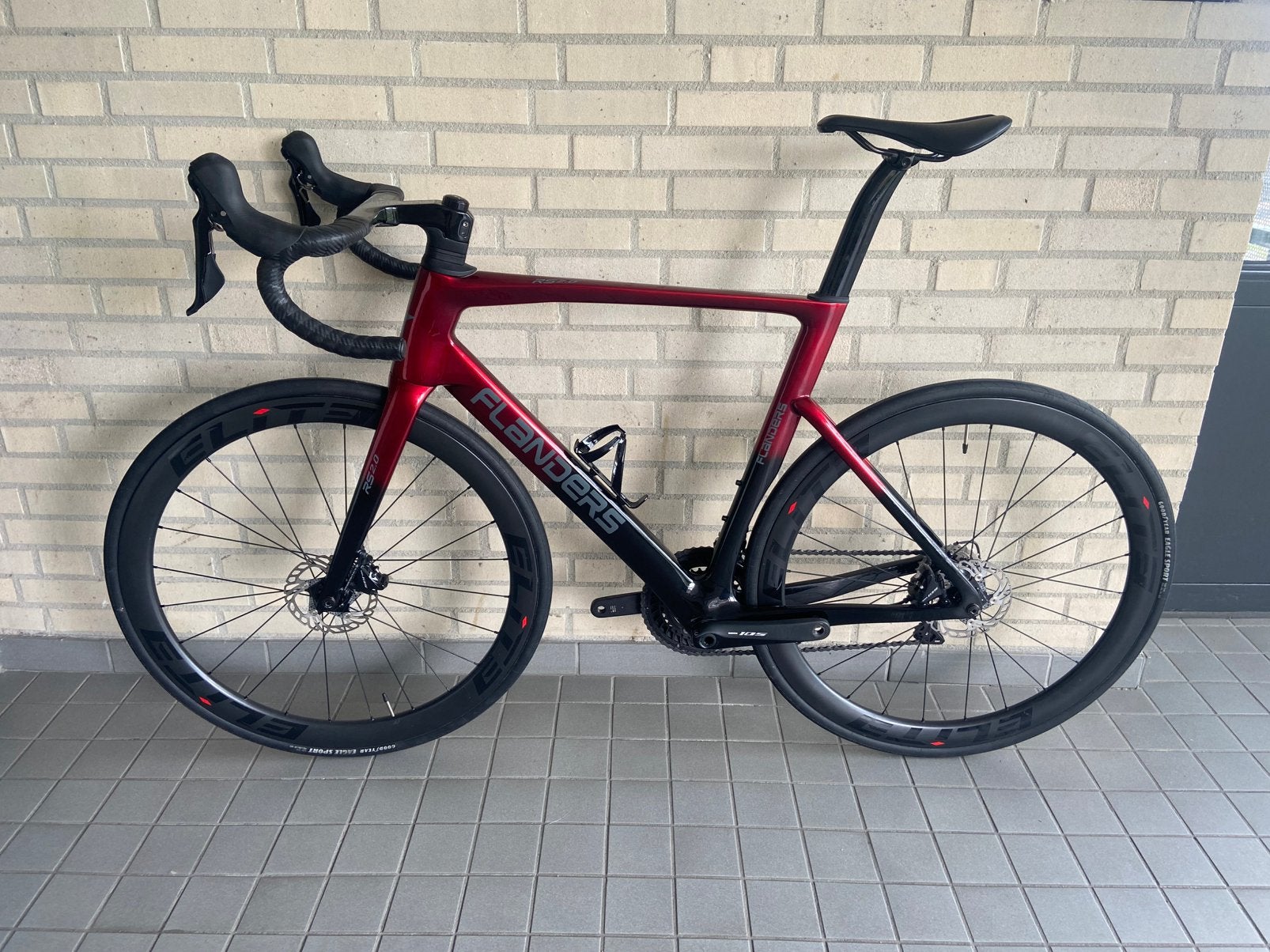 Flanders RS2.0 full carbon maat 56, Fietsen en Brommers, Fietsen | Racefietsen, Gebruikt, Carbon, Meer dan 20 versnellingen, 53 tot 57 cm