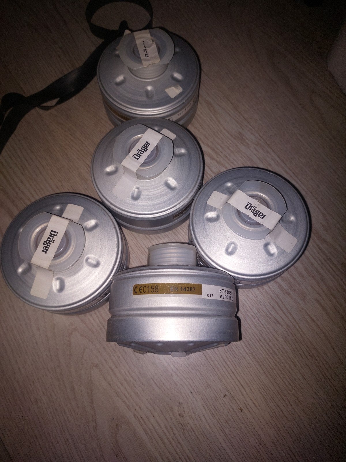 Dräger maskers met  A2P3 RD Gasfilter (5 stuks), Ophalen, Nieuw