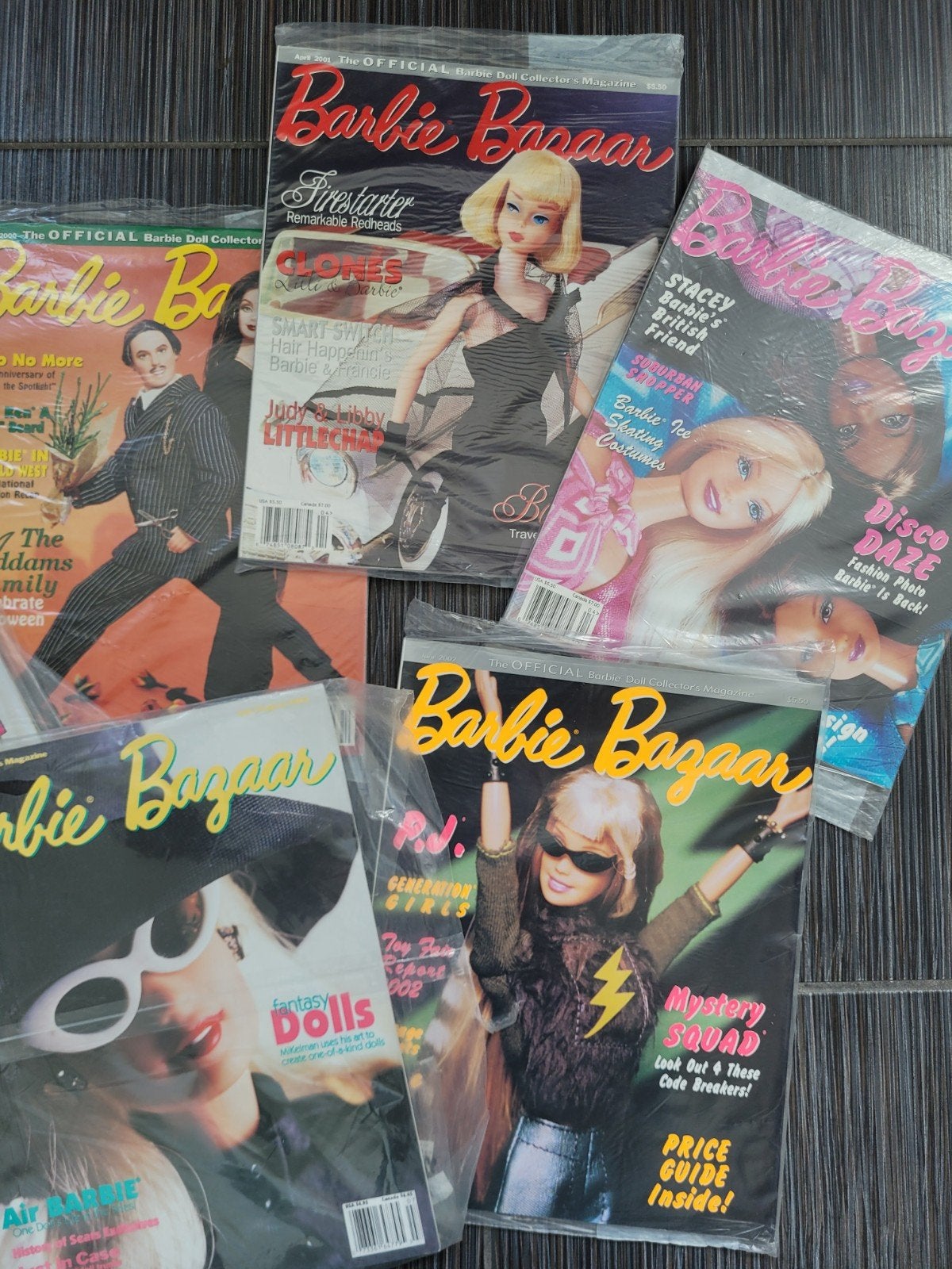 6 Barbie Bazaar tijdschrift  Ongelezen in folie /1995 - 2002, Ophalen of Verzenden, Nieuw, Overige typen