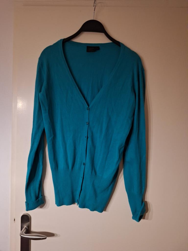 Dames vest City life maat L, Ophalen of Verzenden, Zo goed als nieuw, Maat 38/40 (M), Blauw