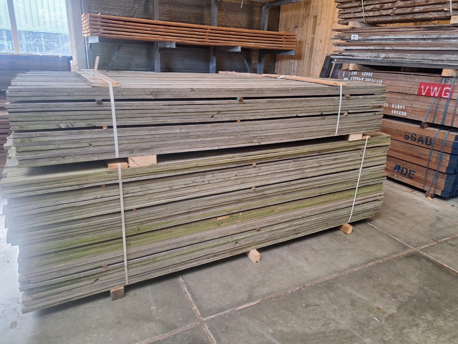 Foto 6 van mooie  partij  sloophout  planken  barnwood