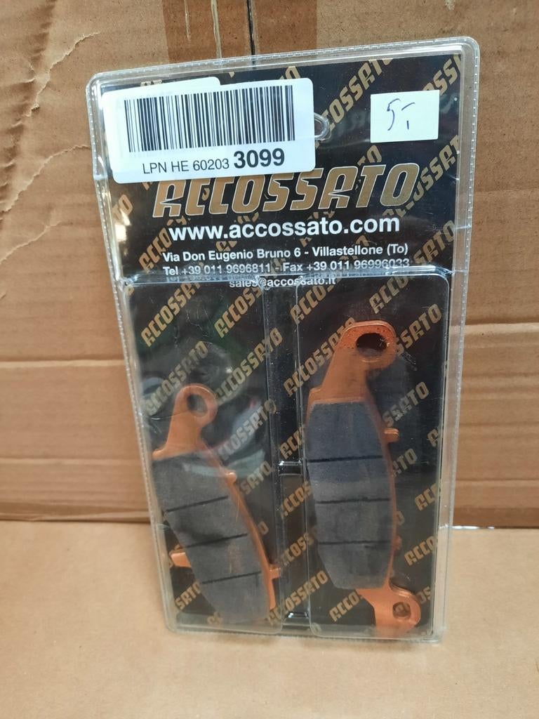 Accossato Remblokken - Nieuw in Verpakking, Motoren, Ophalen of Verzenden, Nieuw