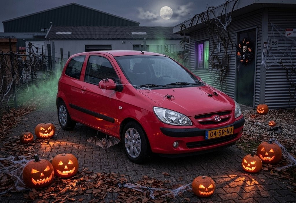 Hyundai Getz 1.4 3DRS 2006 Rood STUUBRKR!! NIEUWE APK!!, Voorwielaandrijving, 40 €/maand, Zwart, 4 cilinders
