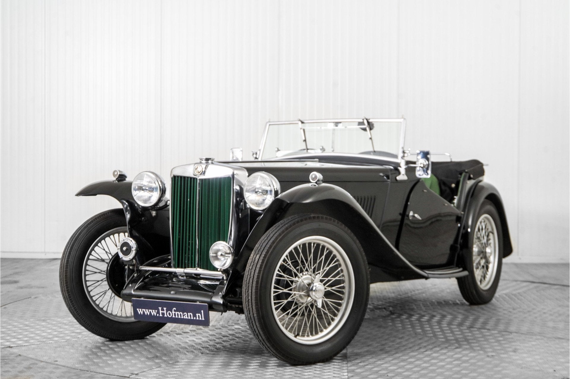MG MG TC (bj 1947), Auto's, Overige modellen, 4 cilinders, Cabriolet, Zwart