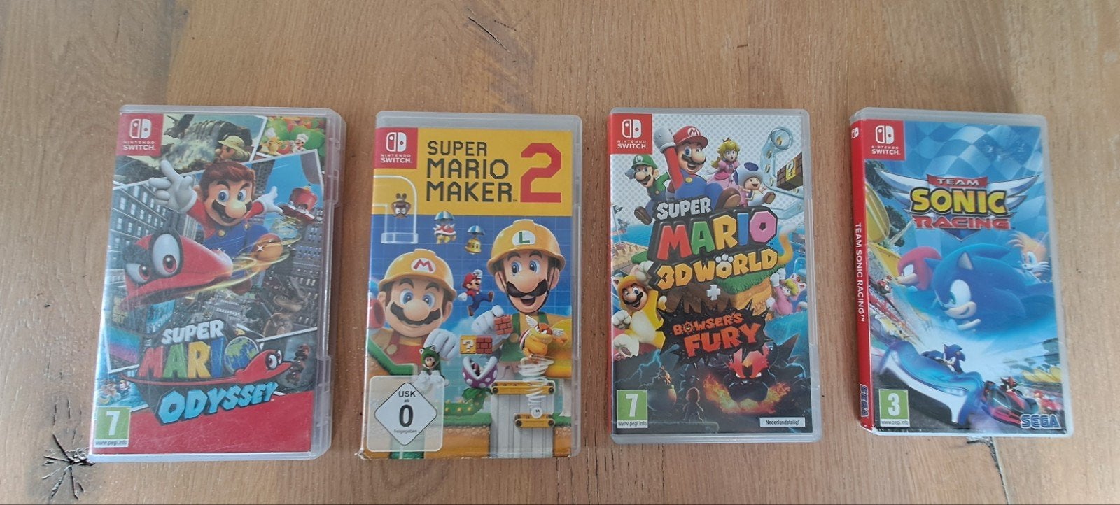 Nintendo Switch o.a. Super Mario Odyssey, Super Mario Maker, Ophalen of Verzenden, Zo goed als nieuw