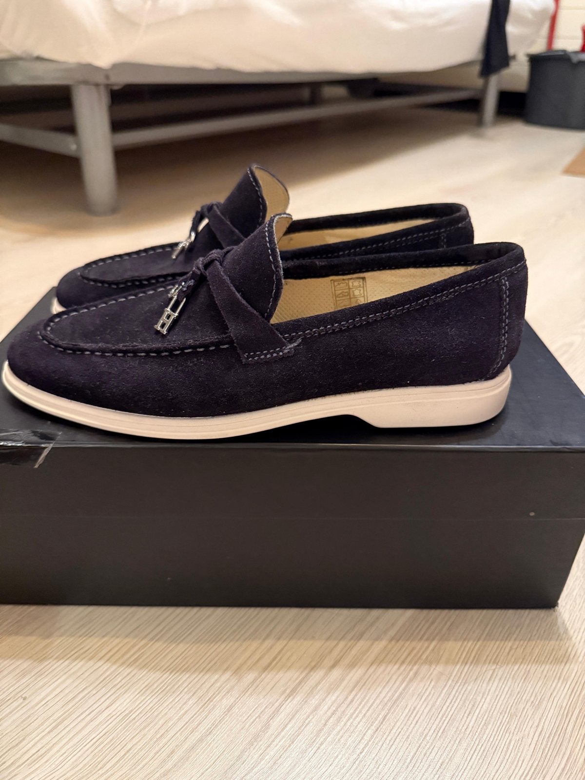 Melvin & Hamilton Loafers - Maat 39 (valt als 40), Ophalen of Verzenden, Zo goed als nieuw, Blauw, Instappers