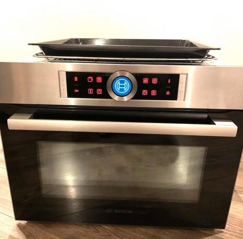 Bosch combi oven magnetron, Witgoed en Apparatuur, Ovens, Ophalen, Zo goed als nieuw, 45 tot 60 cm