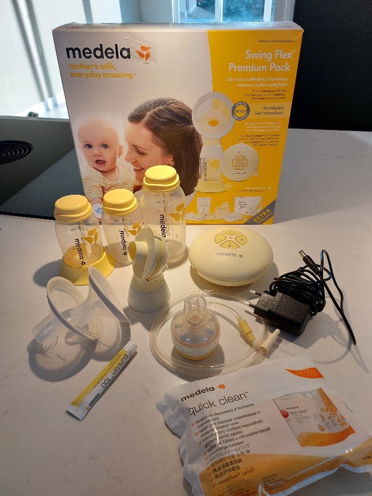 Medela Swing Flex Premium Pack Borstkolf, Gebruikt, Medela, Borstkolf, Ophalen of Verzenden