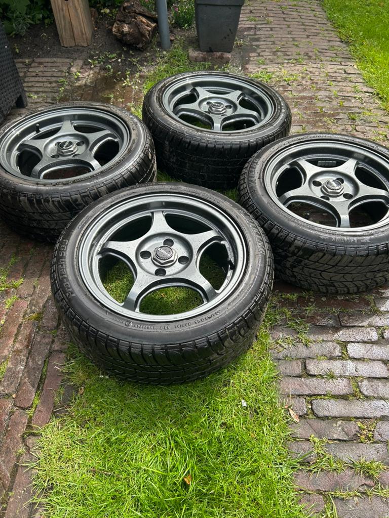 D-force 4x100 velgen ZO GOED ALS NIEUW, Auto-onderdelen, Banden en Velgen, Ophalen, 15 inch, Velg(en), Personenwagen