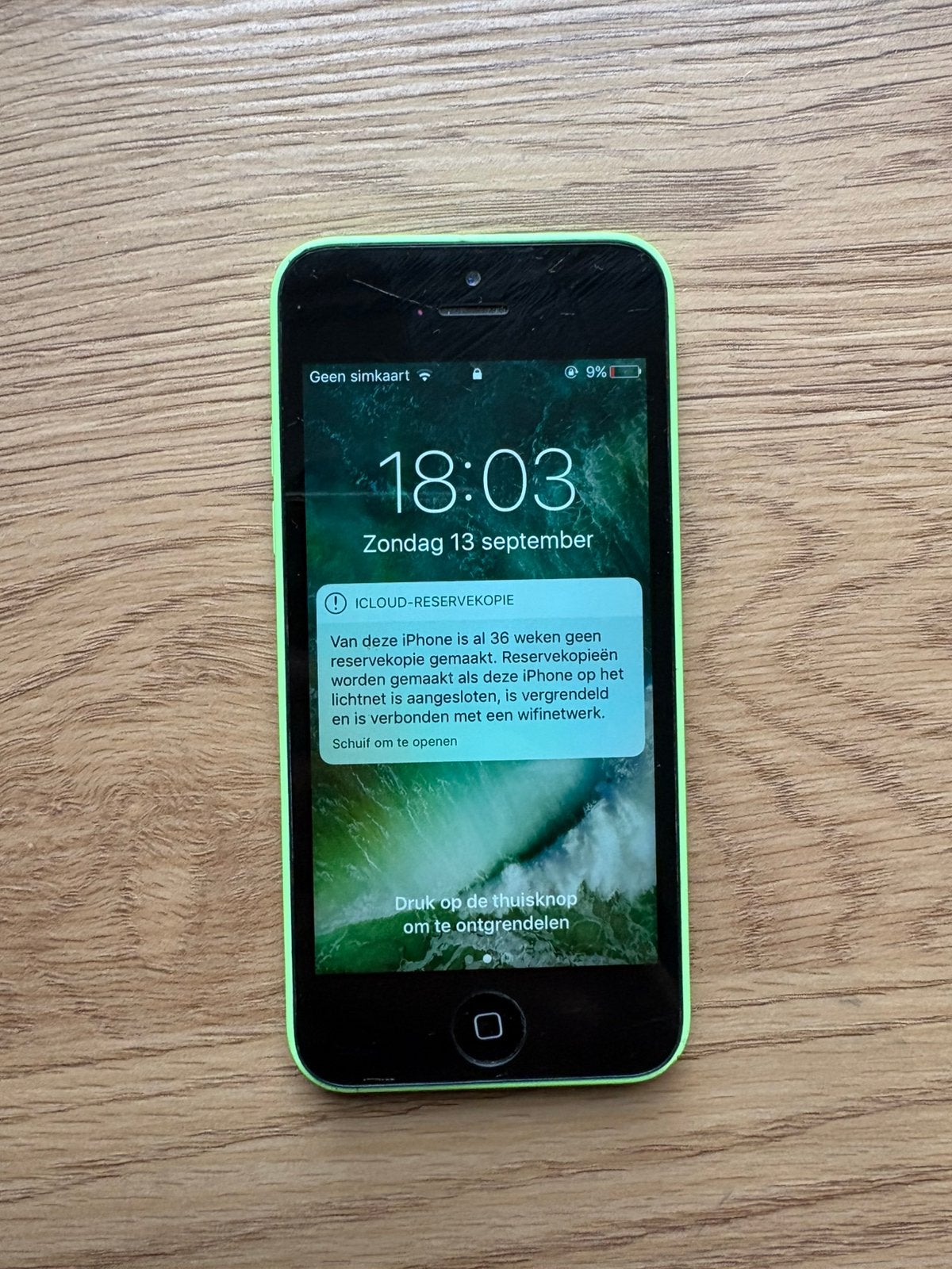 Iphone 5C, Kunststof, IPhone 5C, Ophalen of Verzenden, Zo goed als nieuw