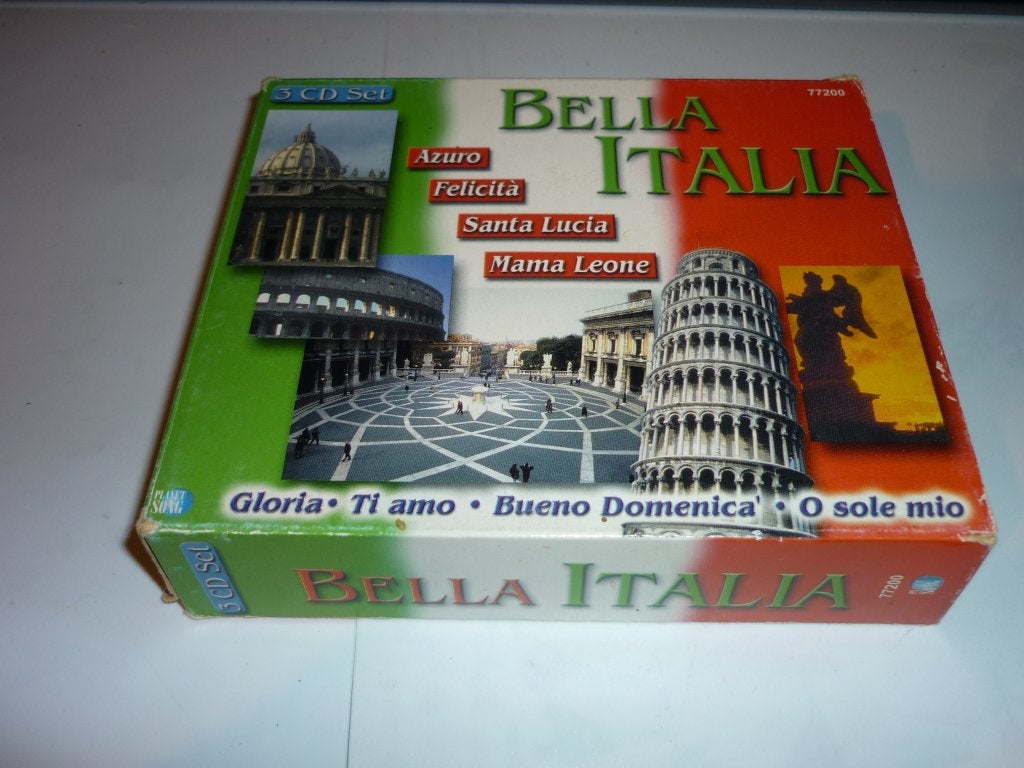 Bella Italia - 3 CD Set met Italiaanse hits, Gebruikt, Boxset, Wereldmuziek, Ophalen of Verzenden