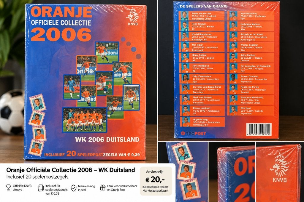 zegels Oranje Officiële Collectie 2006, Ophalen of Verzenden, Postfris, Sport