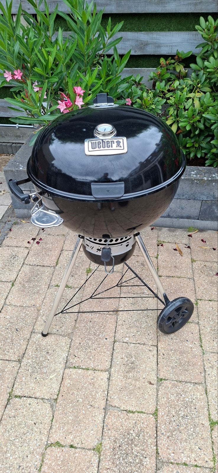 Weber Master-Touch GBS Premium E-5770 BBQ met accessoires, Ophalen, Zo goed als nieuw, Weber Mastertouch, Met accessoires