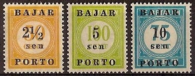 Indonesie Port 1/3 ongebruikt 1950, Ophalen of Verzenden, Postfris, Zuidoost-Azië