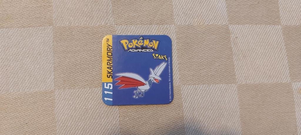 magneet speelgoed pokemon panini staks Skarmory 2003, Ophalen of Verzenden, Nieuw, Overige merken