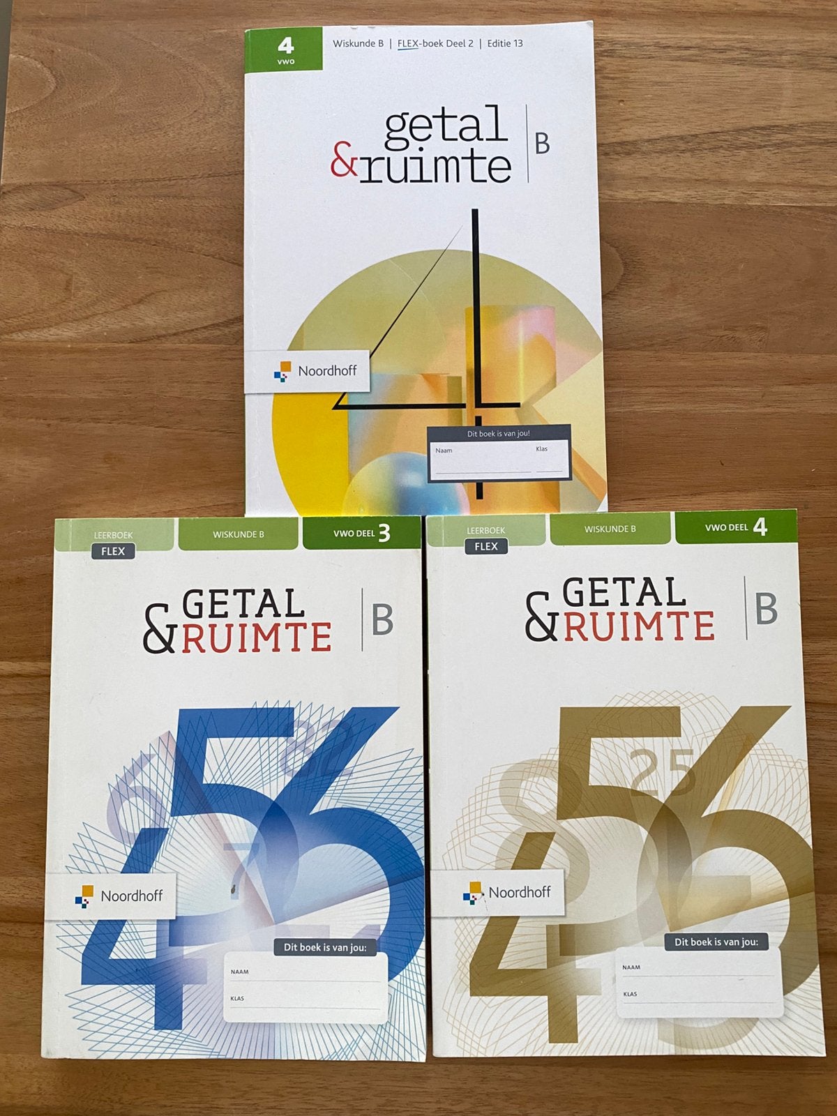Nieuw: Getal & Ruimte VWO Wiskunde B deel 2, 3 en 4, Boeken, VWO, Nieuw, Ophalen of Verzenden, Wiskunde B