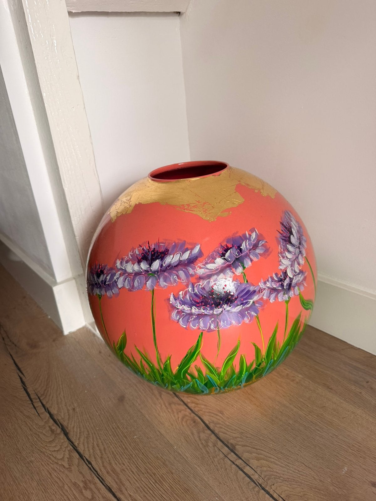 Unieke handbeschilderde CraftZZ vaas – limited edition, Ophalen, Zo goed als nieuw