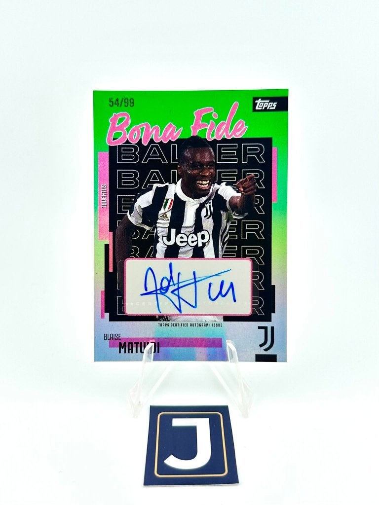 Blaise Matuidi /99 autograph Topps Bona Fide Juventus, Ophalen of Verzenden, Zo goed als nieuw, Plaatje