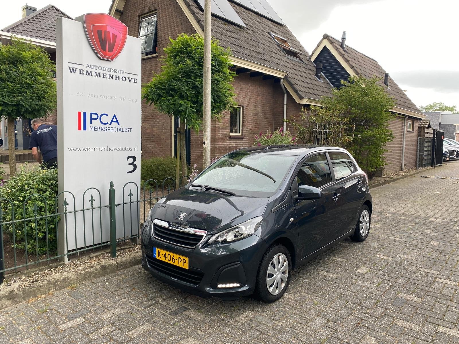 Peugeot 108 1.0 e-VTi Active 5 drs/Airco/Led (bj 2021), Auto's, 12 maanden, Stof, Gebruikt, 4 stoelen