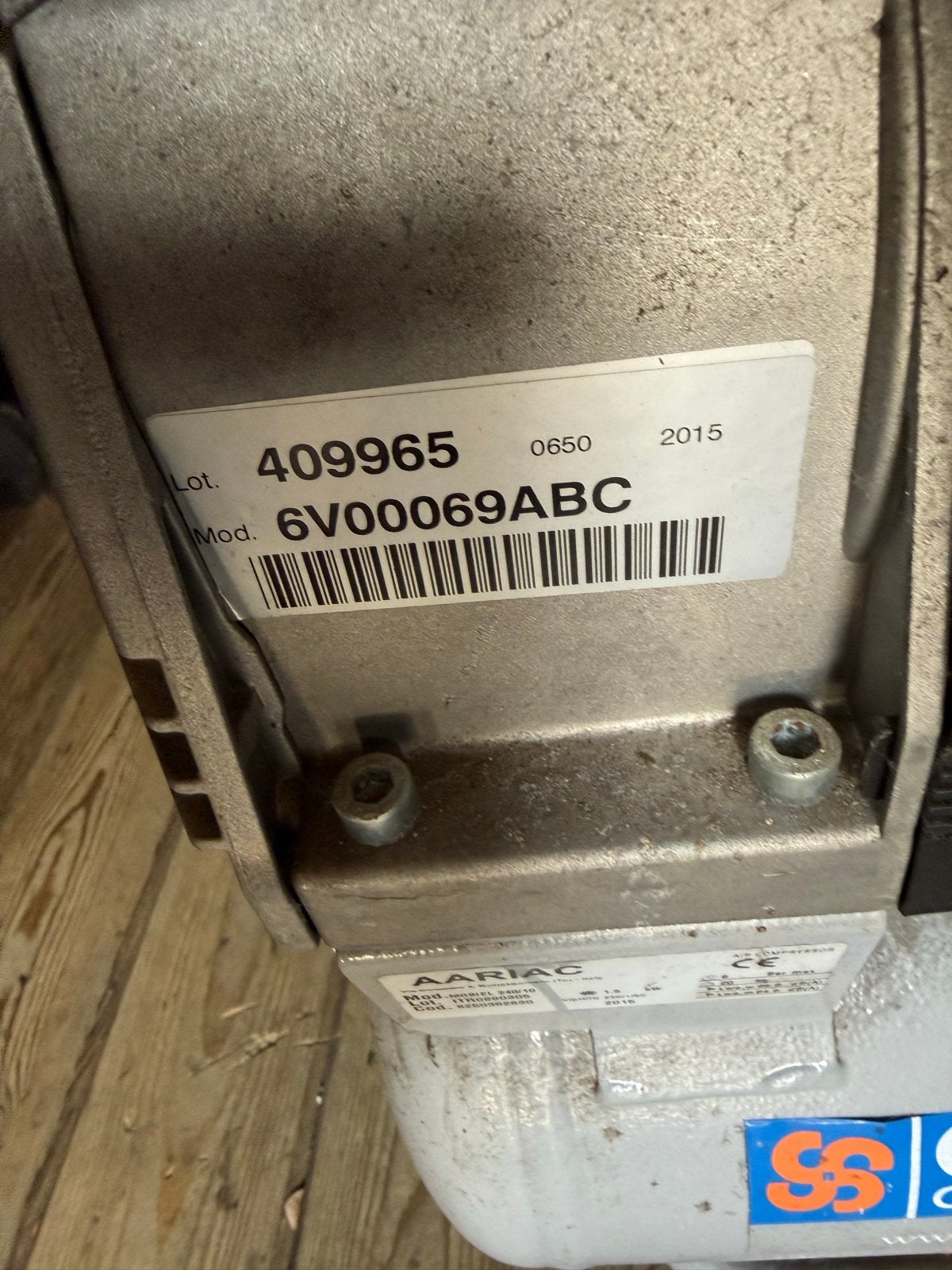 Creemers Compressor HP 2.0 - Mobiel en Krachtig, Ophalen, Gebruikt, 6 tot 10 bar, 200 tot 400 liter/min