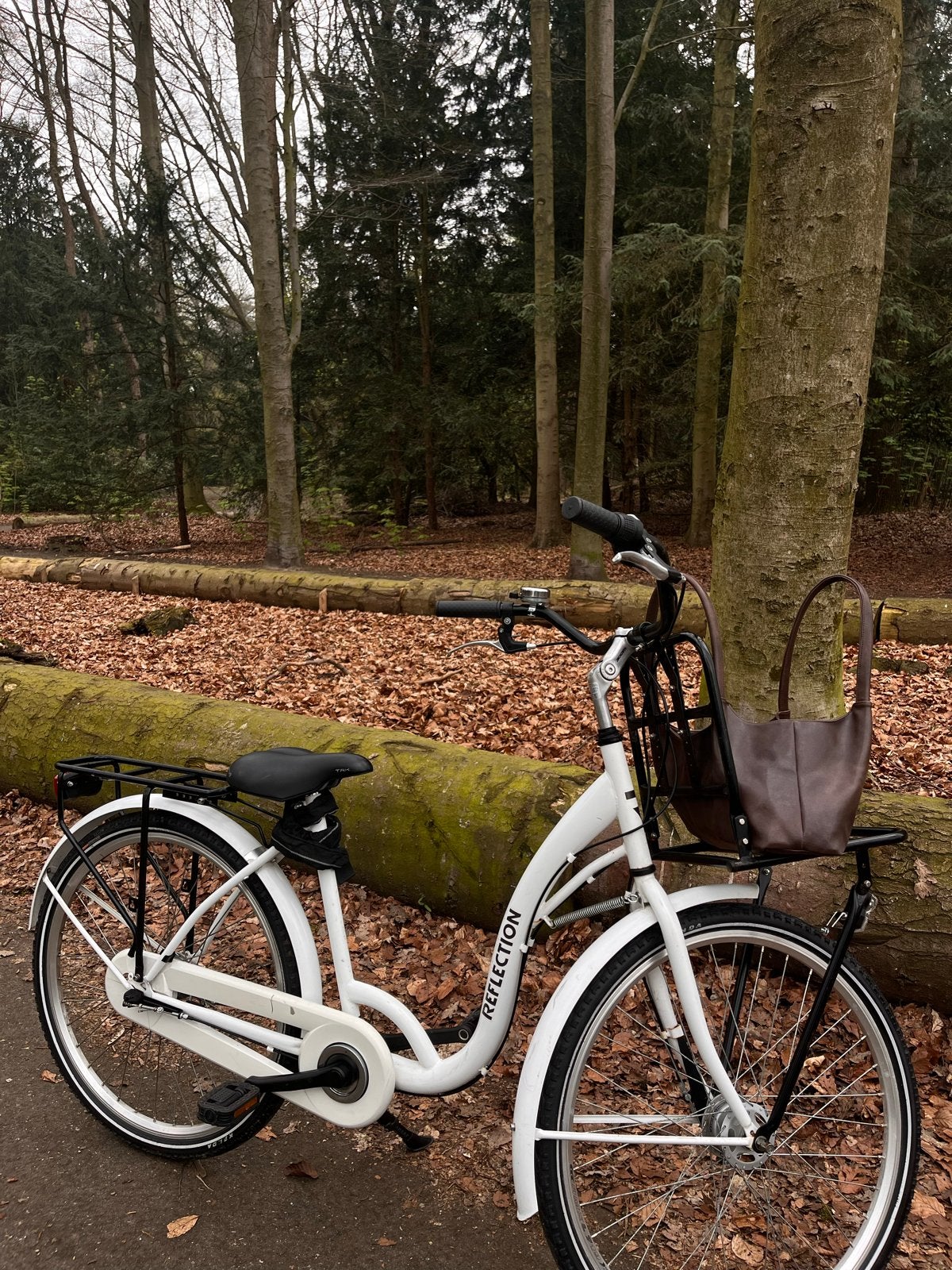 Damesfiets wit - Goede staat, lamp te vervangen, Fietsen en Brommers, Ophalen, Gebruikt, Overige merken