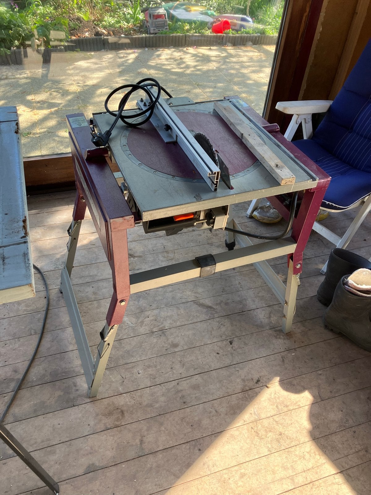 Huvema HU 255 CTK Zaagtafel met Gebrek, Ophalen, Gebruikt, 70 mm of meer, Afkortzaag