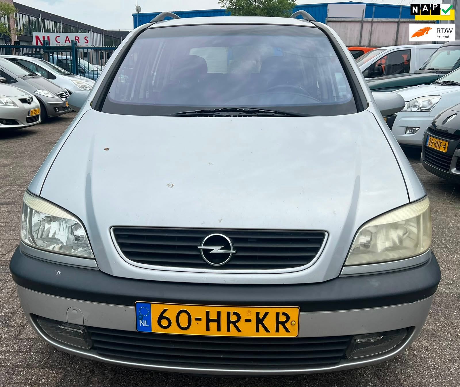 Opel Zafira 1.8-16V Comfort 100% goed AIRCO, Voorwielaandrijving, 1345 kg, 125 pk, Gebruikt