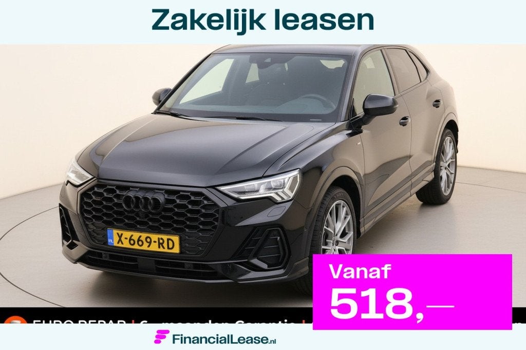 Audi Q3 Sportback 45 TFSI e S Edition PANO SOH 96,2%, Gebruikt, Euro 6, 150 pk, Leder en Stof