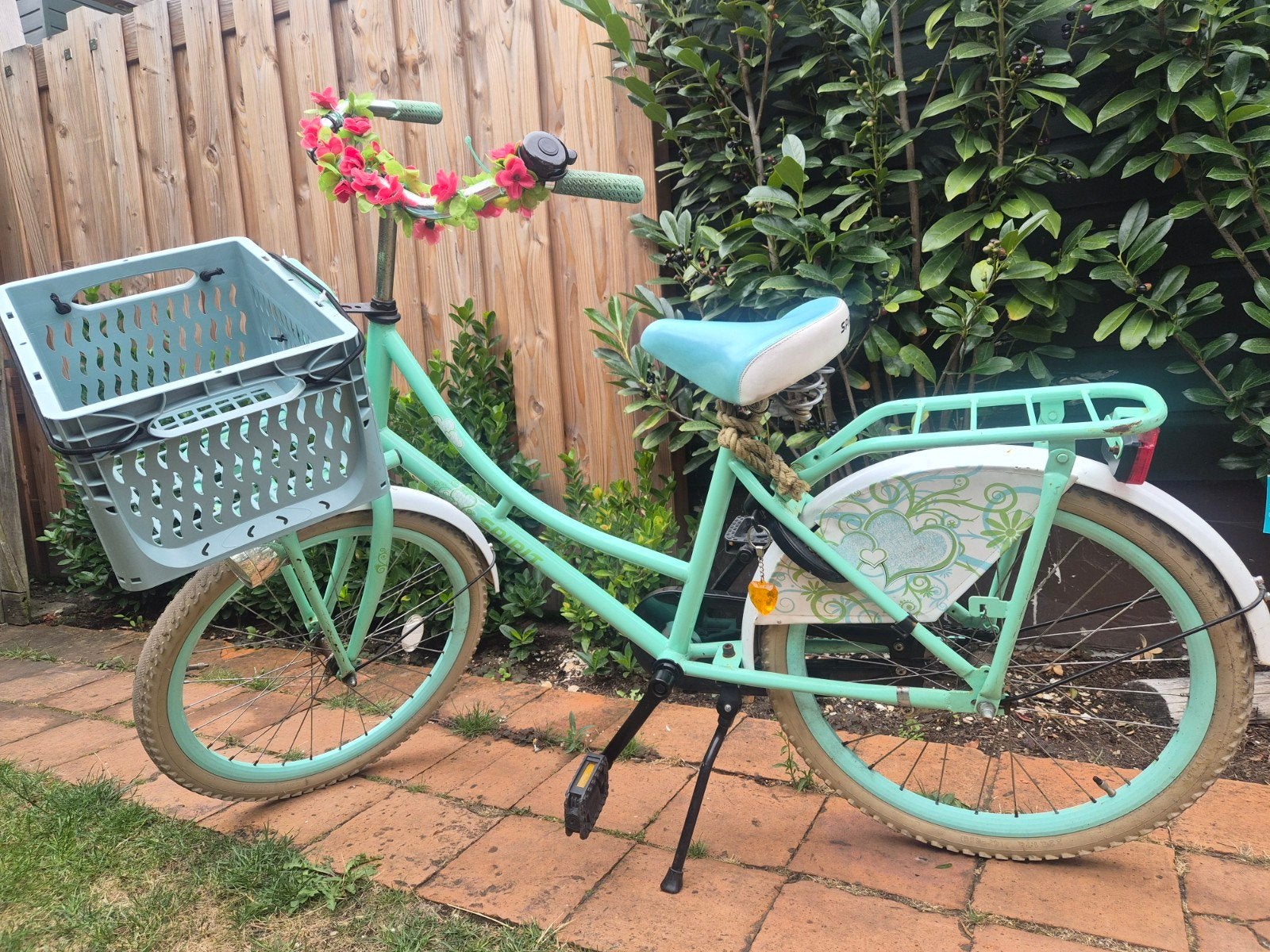 Meisjesfiets 22 inch, Fietsen en Brommers, Fietsen | Meisjes, Ophalen, 22 inch